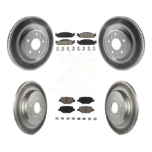 Load image into Gallery viewer, Front Rear Coated Brake Rotors Ceramic Pad Kit For Ford Explorer Taurus Flex MKT