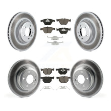 Load image into Gallery viewer, Front Rear Coated Brake Rotors Ceramic Pad Kit For BMW 335i xDrive X1 335d 335xi