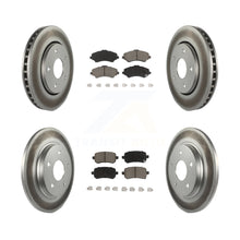 Charger l'image dans la galerie, Front Rear Coated Brake Rotor Ceramic Pad Kit For Dodge Grand Caravan Chrysler &amp;