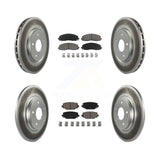 Front Rear Coat Brake Rotor Ceramic Pad Kit For Dodge Grand Caravan Journey Town