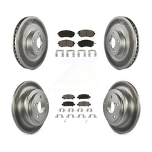 Load image into Gallery viewer, [Front+Rear] 2003 Subaru Forester Impreza Premium Coated Rotors &amp; Ceramic Pads Brake Kit For Max Braking
