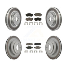 Load image into Gallery viewer, Front Rear Coated Disc Brake Rotors And Ceramic Pads Kit For Subaru Legacy