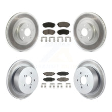 Charger l'image dans la galerie, Front Rear Coated Disc Brake Rotor And Ceramic Pad Kit For Subaru Outback Legacy