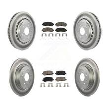 Charger l&#39;image dans la galerie, [Front+Rear] 2015-2020 Acura TLX Premium Coated Rotors &amp; Ceramic Pads Brake Kit For Max Braking