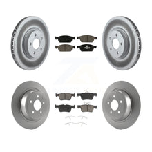 Load image into Gallery viewer, Front Rear Coated Disc Brake Rotor &amp; Ceramic Pad Kit For Ford Escape Lincoln MKC