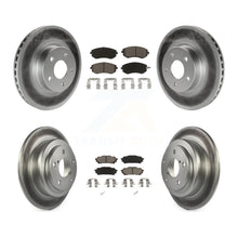 Charger l'image dans la galerie, Front Rear Coated Disc Brake Rotors Ceramic Pad Kit For Subaru Impreza Saab 9-2X