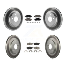 Load image into Gallery viewer, Front Rear Coated Disc Brake Rotors And Ceramic Pads Kit For Ford Mustang