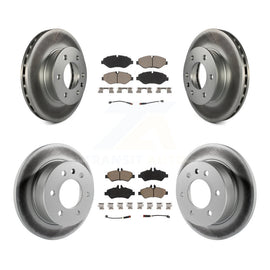 Front Rear Coat Disc Brake Rotor Ceramic Pad Kit For Sprinter 2500 Mercedes-Benz