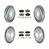 Front Rear Coated Brake Rotor Ceramic Pad Kit For Mini Cooper Countryman Paceman