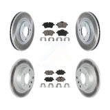 Front Rear Coated Brake Rotor Ceramic Pad Kit For Mini Cooper Countryman Paceman