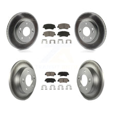 Load image into Gallery viewer, Front Rear Coated Brake Rotor &amp; Ceramic Pad Kit For Hyundai Elantra Kia Forte GT