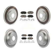 Charger l'image dans la galerie, Front Rear Coated Disc Brake Rotors And Ceramic Pads Kit For Kia Rio