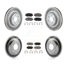 Load image into Gallery viewer, [Front+Rear] 2013-2015 Kia Optima 2.0L Premium Coated Rotors &amp; Ceramic Pads Brake Kit For Max Braking
