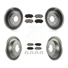 Load image into Gallery viewer, Front Rear Coated Brake Rotor &amp; Ceramic Pad Kit For Kia Forte Hyundai Elantra GT