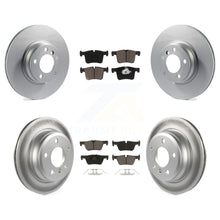 Charger l'image dans la galerie, Front Rear Coated Disc Brake Rotors And Ceramic Pad Kit For BMW 328i xDrive 428i