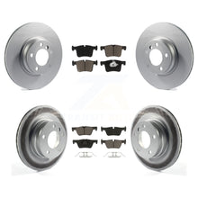 Charger l&#39;image dans la galerie, Front Rear Coated Disc Brake Rotor Ceramic Pad Kit For BMW 328i 428i xDrive 228i