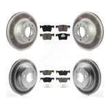 Front Rear Coated Brake Rotor & Ceramic Pad Kit For BMW 328i 320i 428i 228i 230i