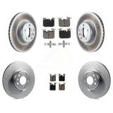 Front Rear Coat Brake Rotors Ceramic Pad Kit For BMW 428i 228i xDrive Gran Coupe