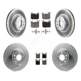 Front Rear Coat Brake Rotors Ceramic Pad Kit For BMW 428i 228i xDrive Gran Coupe