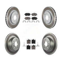 Charger l'image dans la galerie, Front Rear Coated Brake Rotor Ceramic Pad Kit For Mercedes-Benz C240 CLK350 C320