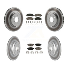 Charger l&#39;image dans la galerie, [Front+Rear] 2009-2014 Acura TL Premium Coated Rotors &amp; Ceramic Pads Brake Kit For Max Braking