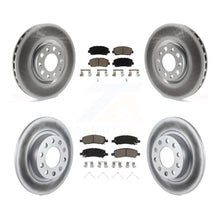 Load image into Gallery viewer, [Front+Rear] 2013-2016 Dodge Dart Premium Coated Rotors &amp; Ceramic Pads Brake Kit For Max Braking