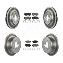 Load image into Gallery viewer, [Front+Rear] 2010-2011 Kia Soul 2.0L Premium Coated Rotors &amp; Ceramic Pads Brake Kit For Max Braking