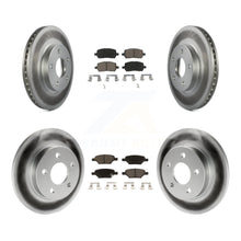 Load image into Gallery viewer, Front Rear Coated Disc Brake Rotors And Ceramic Pads Kit For Pontiac G5