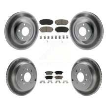 Charger l'image dans la galerie, Front Rear Coated Disc Brake Rotor And Ceramic Pad Kit For Ford Edge Lincoln MKX