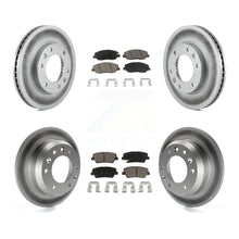Load image into Gallery viewer, Front Rear Coated Brake Rotor &amp; Ceramic Pad Kit For Kia Sedona Hyundai Entourage