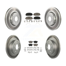 Charger l&#39;image dans la galerie, [Front+Rear] 2016 Acura ILX Premium Coated Rotors &amp; Ceramic Pads Brake Kit For Max Braking