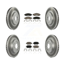 Charger l'image dans la galerie, Front Rear Coated Brake Rotors Ceramic Pad Kit For Chevrolet Traverse GMC Acadia