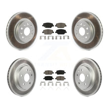 Charger l'image dans la galerie, Front Rear Coated Disc Brake Rotors And Ceramic Pads Kit For Chevrolet Camaro
