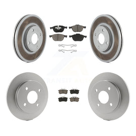 Front Rear Coat Disc Brake Rotor Ceramic Pad Kit For Ford Focus rear brakes