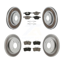 Load image into Gallery viewer, Front Rear Coat Disc Brake Rotor Ceramic Pad Kit For Ford Focus rear brakes
