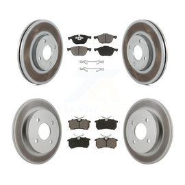 Front Rear Coat Disc Brake Rotor Ceramic Pad Kit For Ford Focus rear brakes
