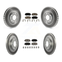 Charger l'image dans la galerie, Front Rear Coated Disc Brake Rotors And Ceramic Pads Kit For Chrysler 200