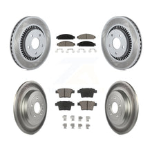 Charger l'image dans la galerie, Front Rear Coated Brake Rotors Ceramic Pad Kit For Ford Five Hundred Freestyle X