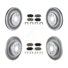 Load image into Gallery viewer, Front Rear Coated Disc Brake Rotors And Ceramic Pads Kit For Chevrolet Cruze