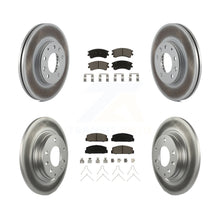 Load image into Gallery viewer, [Front+Rear] 2003-2005 Mazda 6 Premium Coated Rotors &amp; Ceramic Pads Brake Kit For Max Braking
