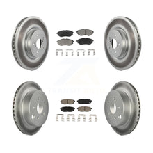 Charger l&#39;image dans la galerie, [Front+Rear] 2014-2018 Subaru Forester 2.0L Premium Coated Rotors &amp; Ceramic Pads Brake Kit For Max Braking
