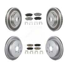 Load image into Gallery viewer, Front Rear Coated Disc Brake Rotor And Ceramic Pad Kit For Subaru Outback Legacy