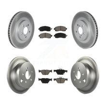 Load image into Gallery viewer, Front Rear Coated Disc Brake Rotors And Ceramic Pads Kit For Subaru Crosstrek