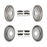 Front Rear Coat Brake Rotor Ceramic Pad Kit For Ford Explorer Sport Trac Mercury