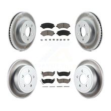 Load image into Gallery viewer, [Front+Rear] 2003-2007 Jeep Liberty Premium Coated Rotors &amp; Ceramic Pads Brake Kit For Max Braking