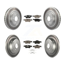 Load image into Gallery viewer, Front Rear Coated Brake Rotor Ceramic Pad Kit For Mercedes-Benz ML350 R350 ML500