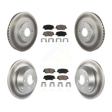 Load image into Gallery viewer, Front Rear Coated Brake Rotor &amp; Ceramic Pad Kit For Kia Sorento Hyundai Santa Fe