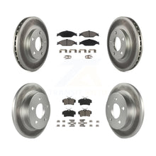 Load image into Gallery viewer, Front Rear Coated Disc Brake Rotors And Ceramic Pads Kit For Ford Mustang