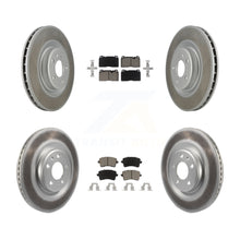 Charger l'image dans la galerie, Front Rear Coated Disc Brake Rotors And Ceramic Pads Kit For Audi Q5