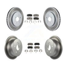 Load image into Gallery viewer, Front Rear Coated Brake Rotors Ceramic Pad Kit For Lexus Toyota Highlander RX350